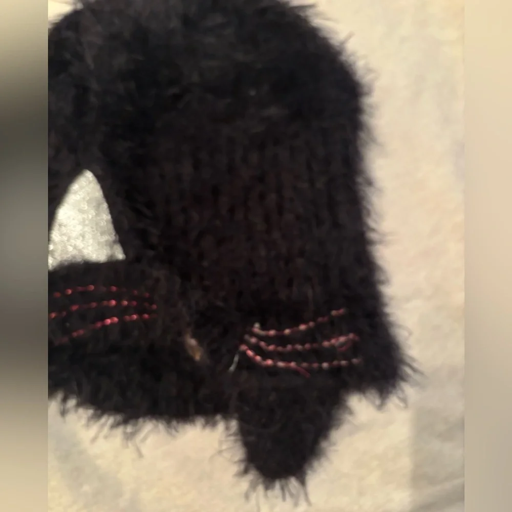 Clare’s kitty rhinestone hat NWT